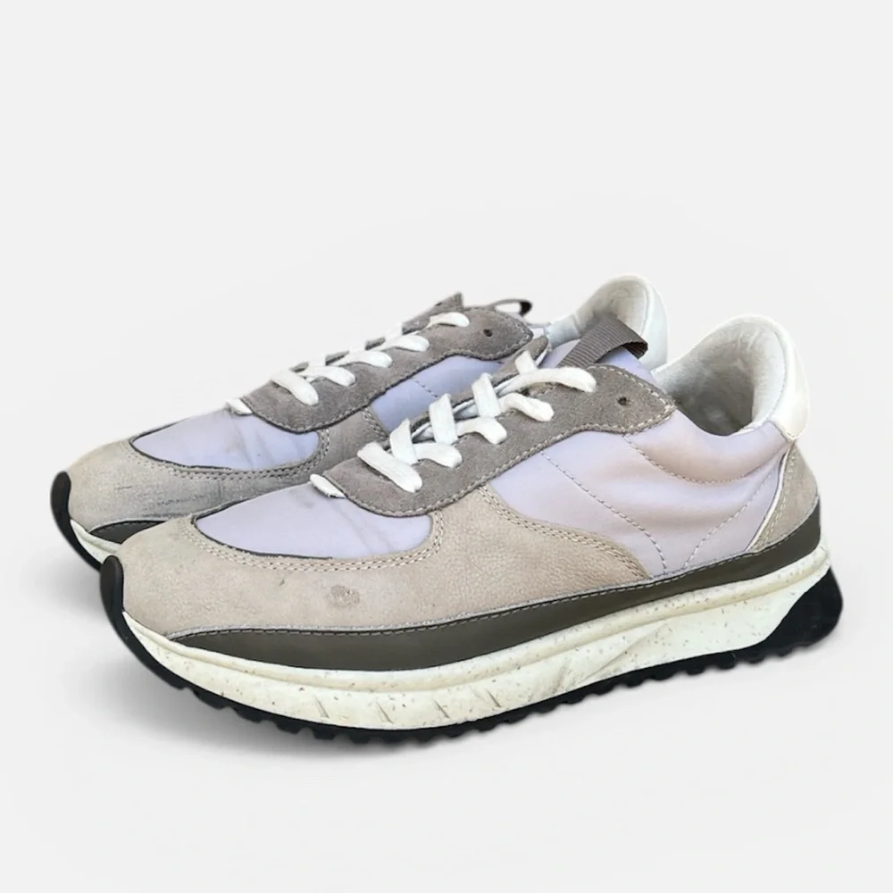 Madewell Kickoff Trainer Sneakers in Gray Women’s Size 7 1/2